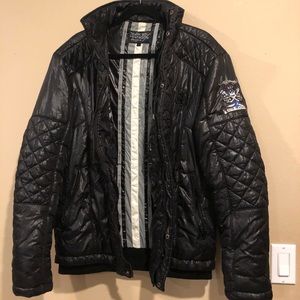 DON ED HARDY CHRISTIAN AUDIGIER MENS JACKET